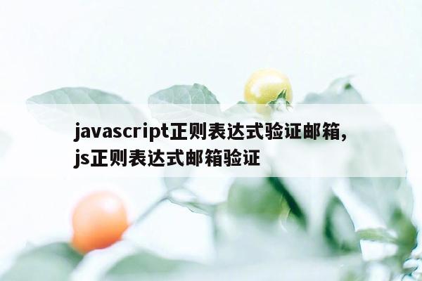 cmaedu.comjavascript正则表达式验证邮箱,js正则表达式邮箱验证