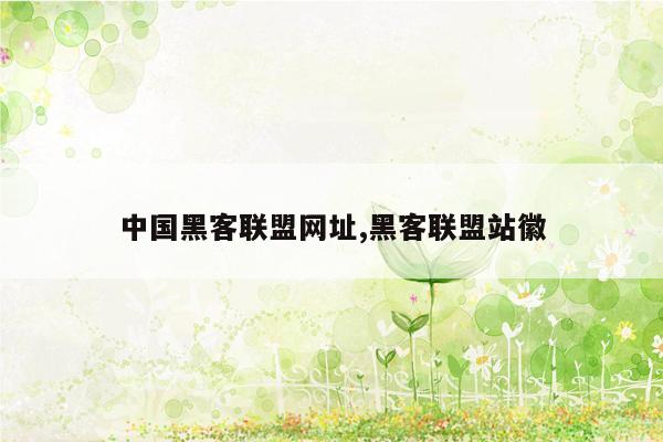 cmaedu.com中国黑客联盟网址,黑客联盟站徽