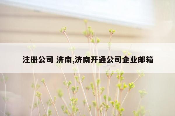 cmaedu.com注册公司 济南,济南开通公司企业邮箱