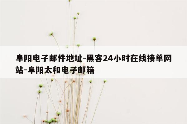 cmaedu.com阜阳电子邮件地址-黑客24小时在线接单网站-阜阳太和电子邮箱