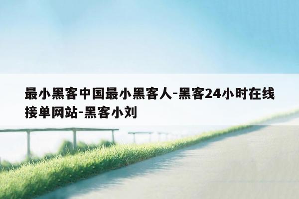 cmaedu.com最小黑客中国最小黑客人-黑客24小时在线接单网站-黑客小刘